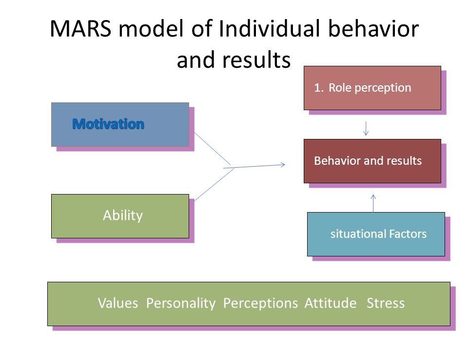 MARS Model of Individual Behavior and Performance